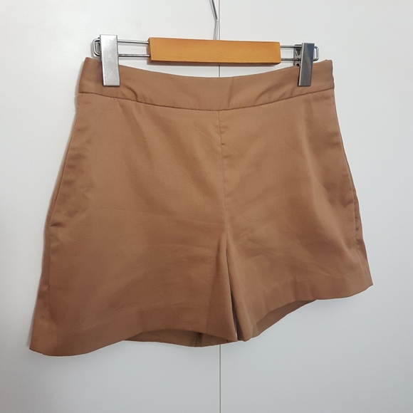 EVERLANE 4 The High-Waisted Short Tan Camel Size 4 - Picture 6 of 11